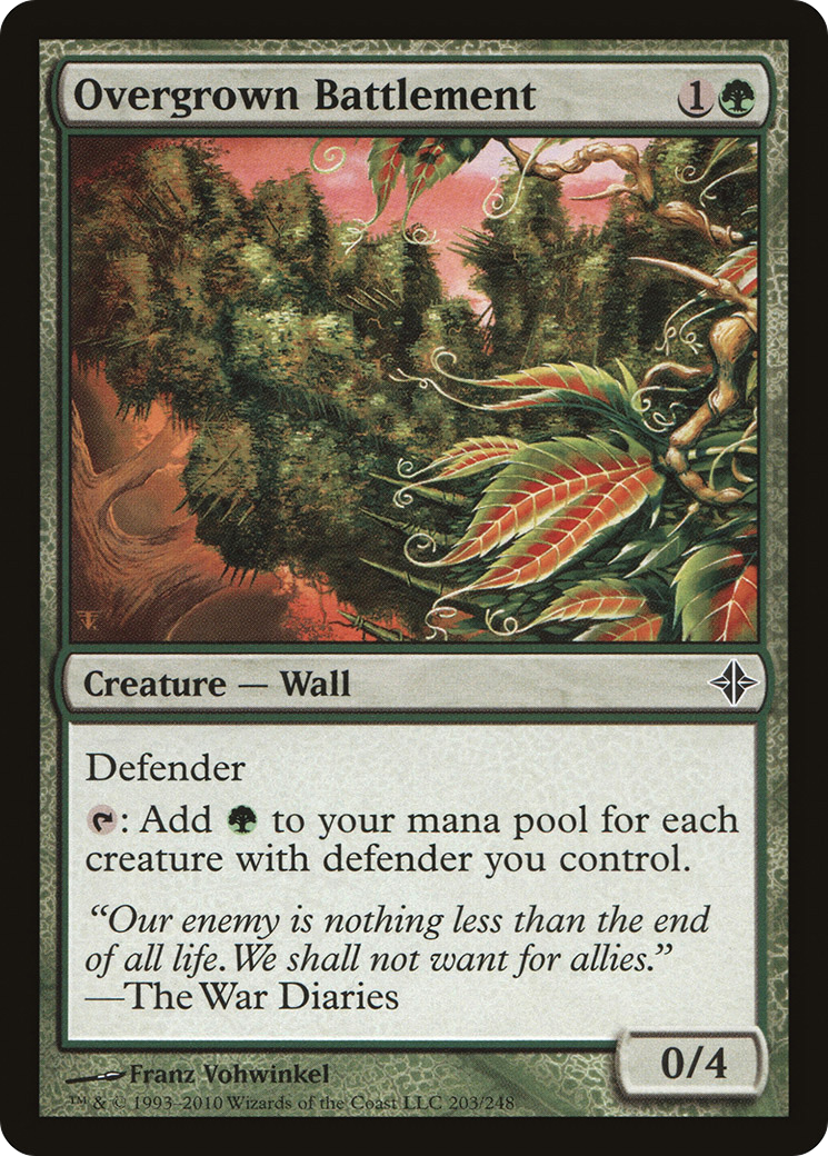 Image of Overgrown Battlement (ROE-203) - Rise of the Eldrazi