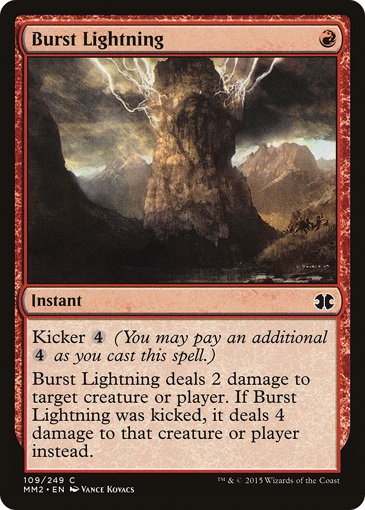 Image of Burst Lightning (MM2-109) - Modern Masters 2015