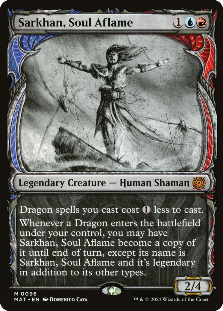 Image of Sarkhan, Soul Aflame (Showcase) (MAT-096) - March of the Machine: The Aftermath: (Showcase) Foil