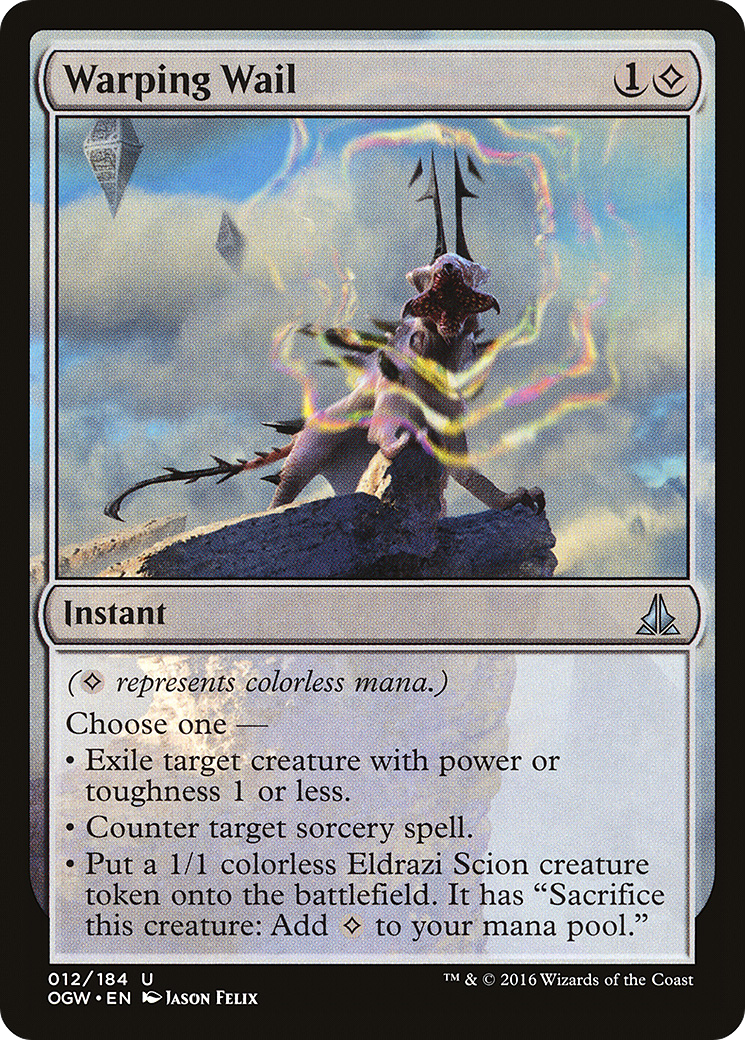 Image of Warping Wail (OGW-012) - Oath of the Gatewatch Foil