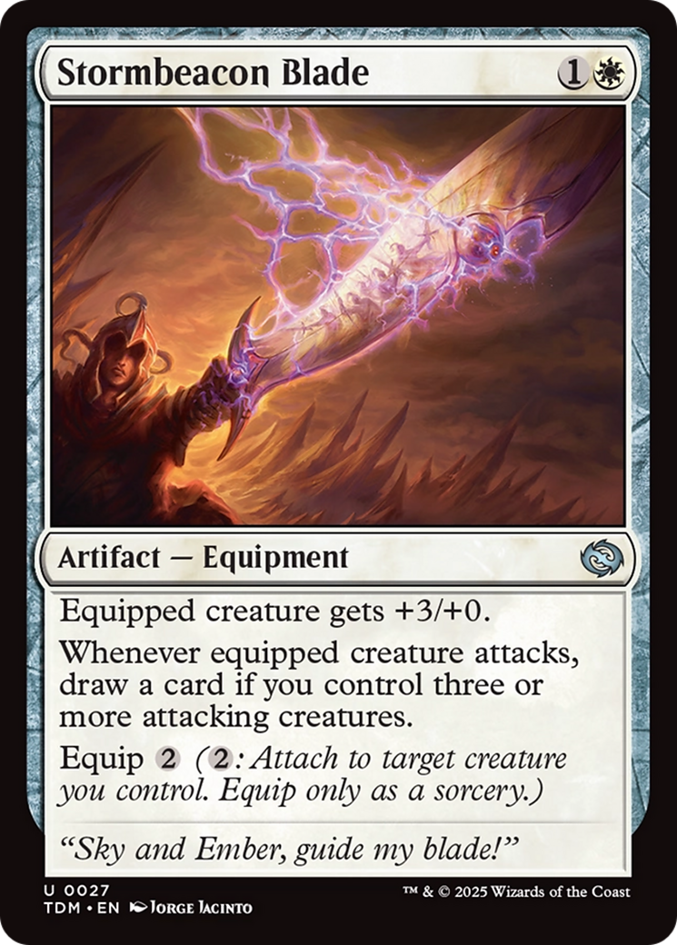 Image of Stormbeacon Blade (TDM-027) - Tarkir: Dragonstorm