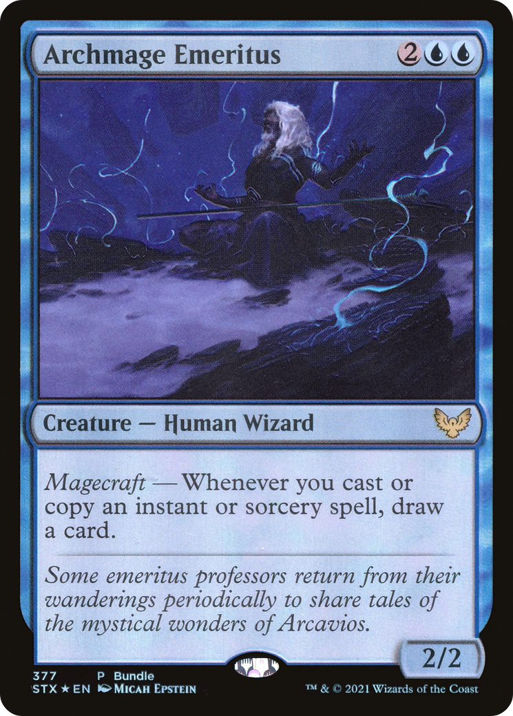 Image of Archmage Emeritus (UMP-377) - Strixhaven: School of Mages Foil