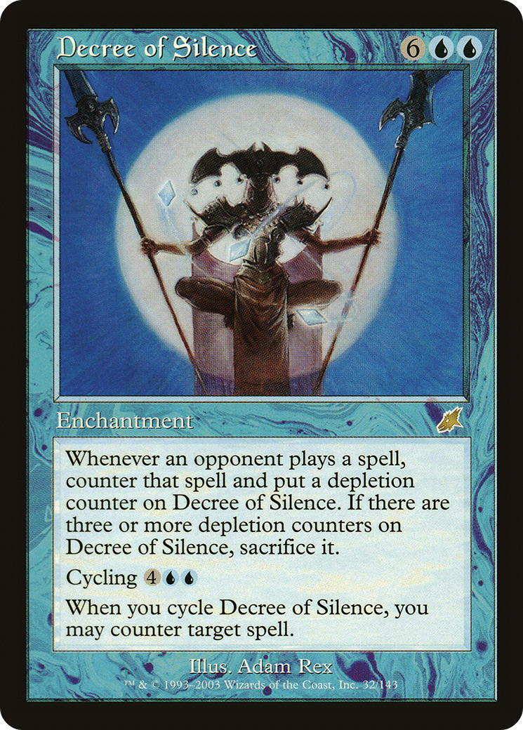 Image of Decree of Silence (SCG-032) - Scourge Foil
