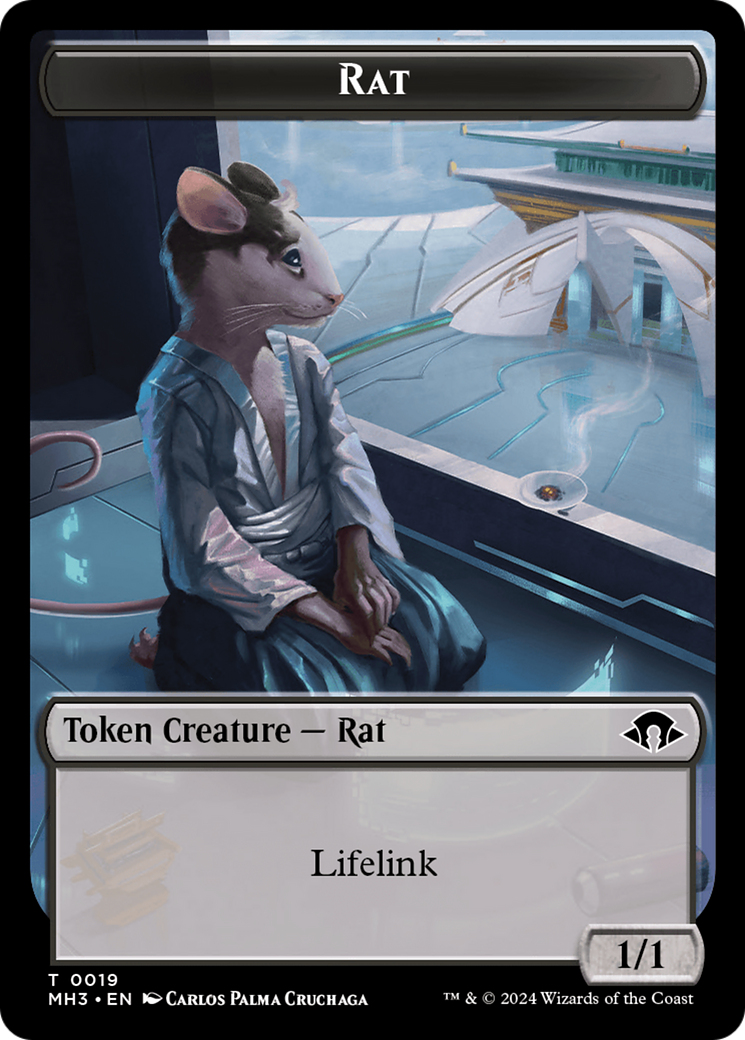 Image of Rat (TMH3-019) - Modern Horizons 3 Tokens Foil