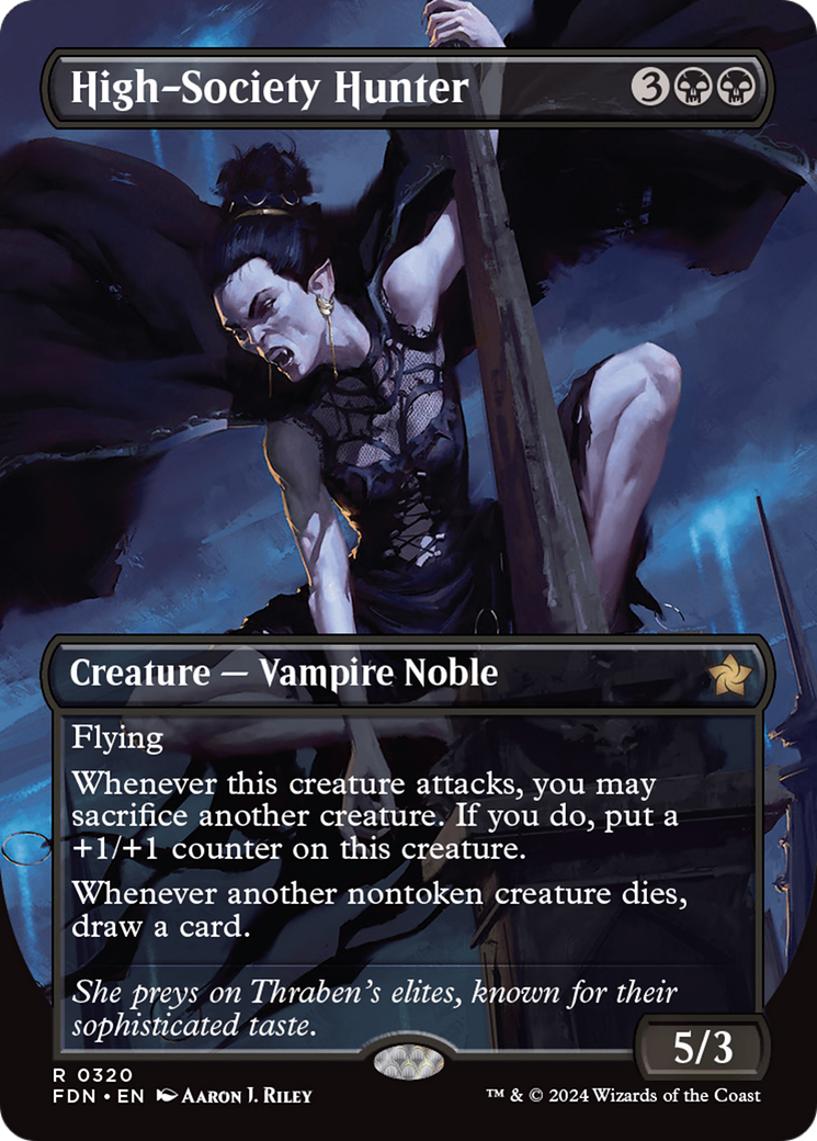Image of High-Society Hunter (Borderless) (FDN-320) - Foundations (Borderless)