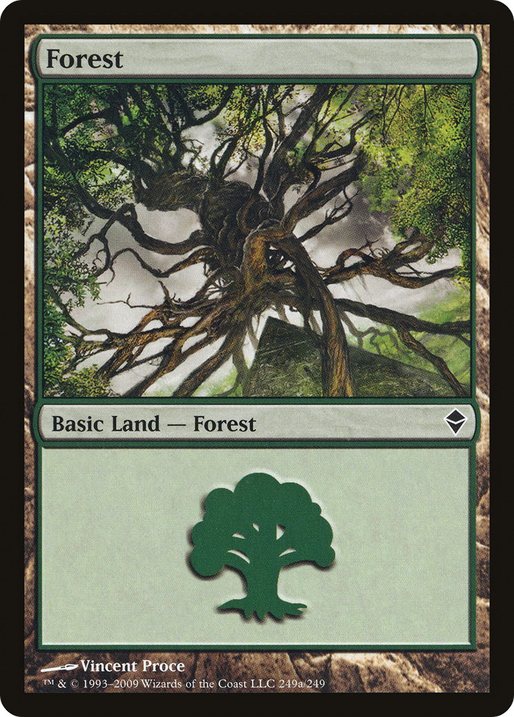Image of Forest (249a) (ZEN-249A) - Zendikar