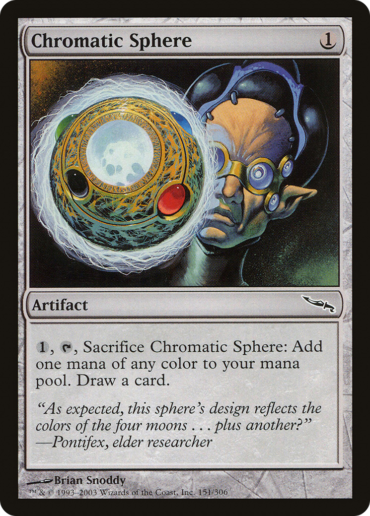 Image of Chromatic Sphere (MRD-151) - Mirrodin Foil