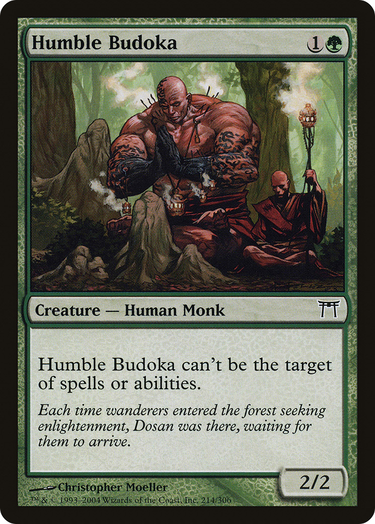 Image of Humble Budoka (CHK-214) - Champions of Kamigawa Foil