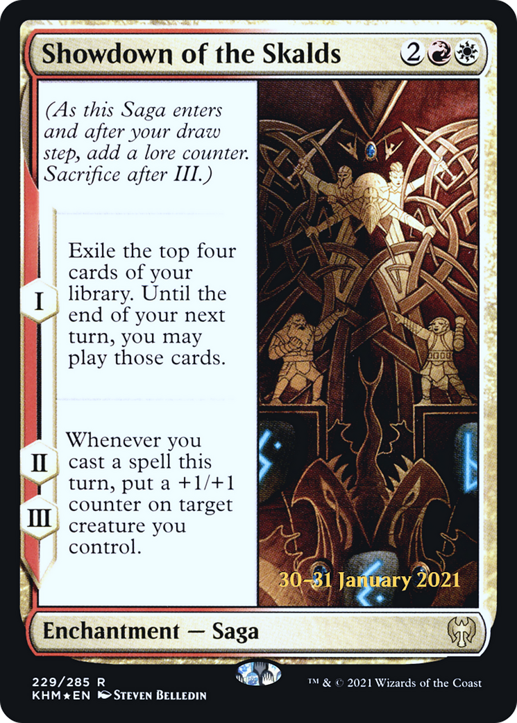 Image of Showdown of the Skalds (PRE-229) - Kaldheim Promos Foil