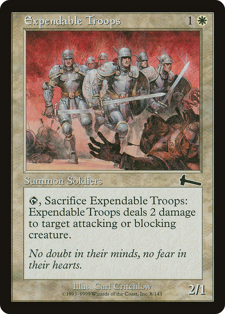 Image of Expendable Troops (ULG-008) - Urza's Legacy