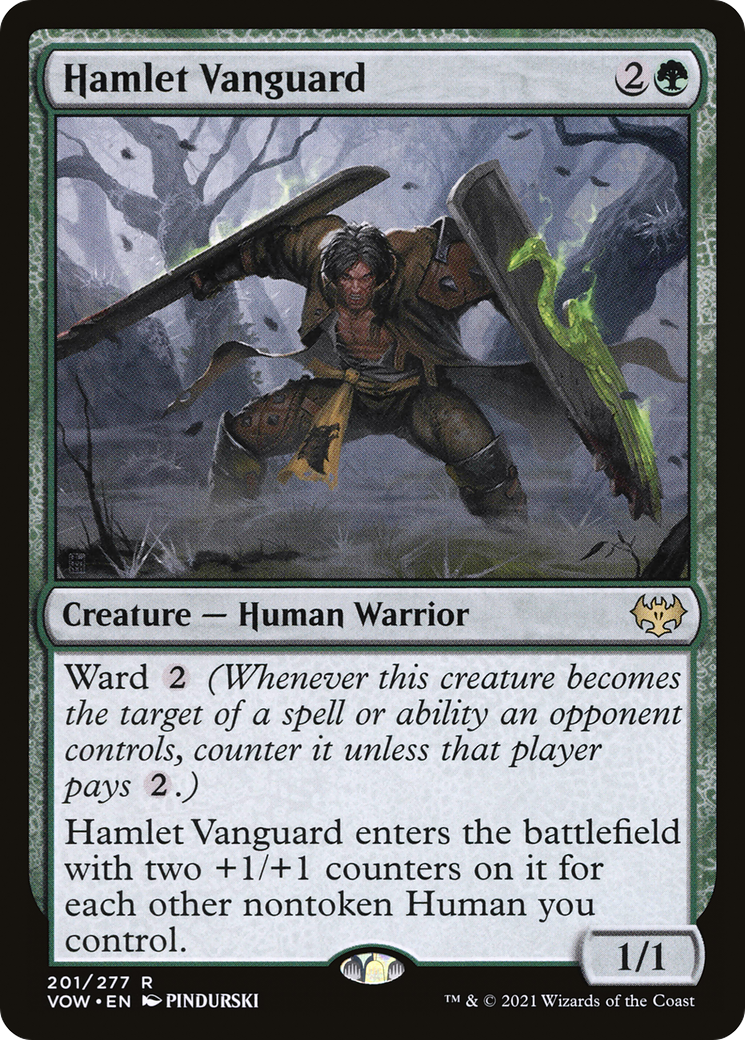 Image of Hamlet Vanguard (VOW-201) - Innistrad: Crimson Vow Foil