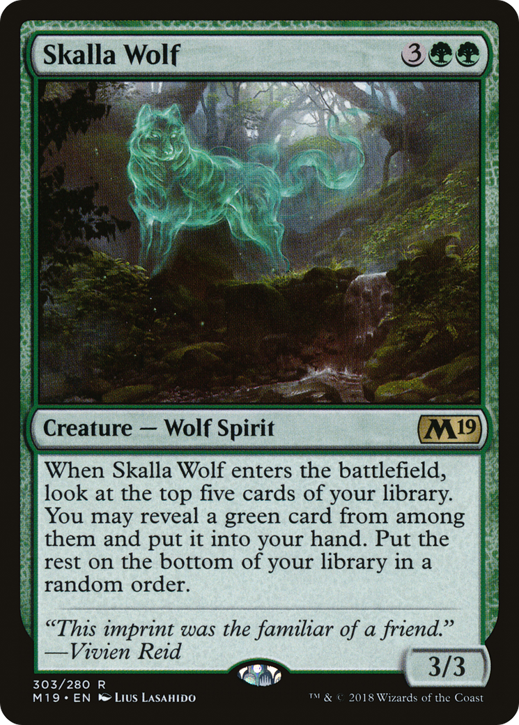 Image of Skalla Wolf (M19-303) - Core Set 2019