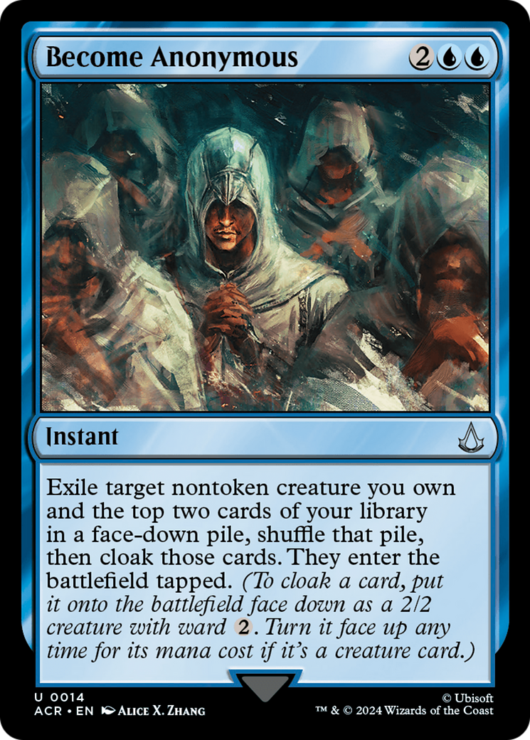 Image of Become Anonymous (ACR-014) - Assassin's Creed Foil