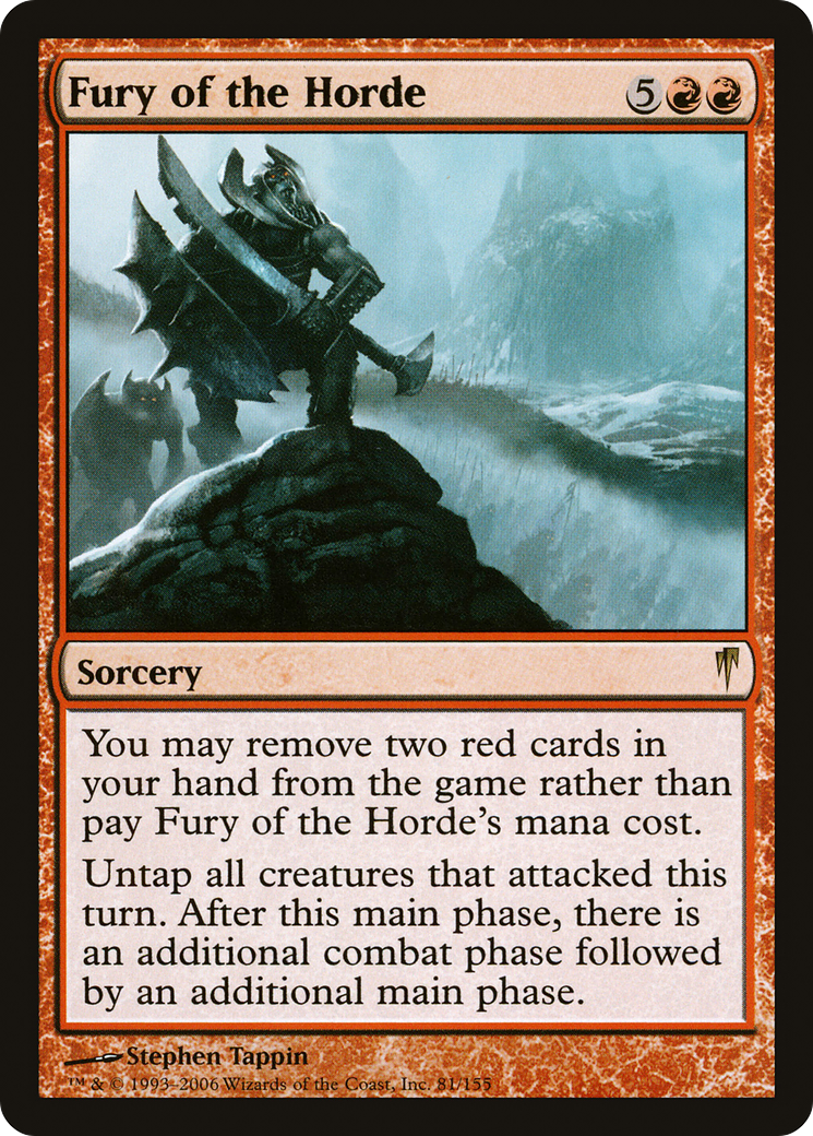 Image of Fury of the Horde (CSP-081) - Coldsnap Foil
