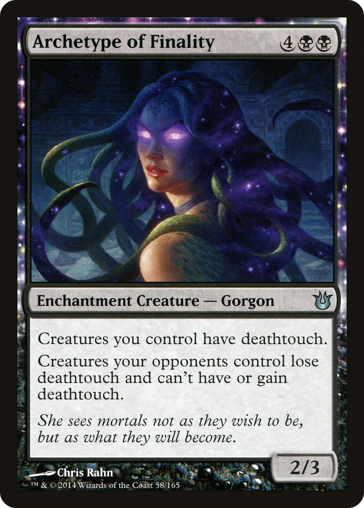 Image of Archetype of Finality (BNG-058) - Born of the Gods: (enchantment)