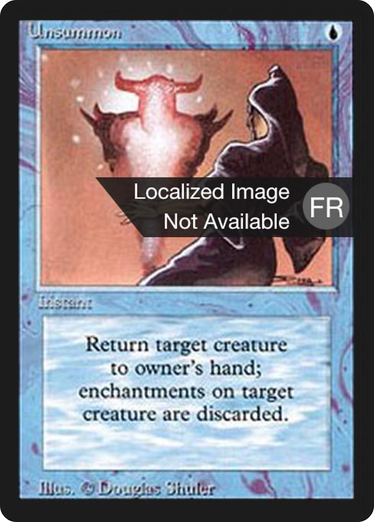 Image of Unsummon (FBB-) - Foreign Black Border