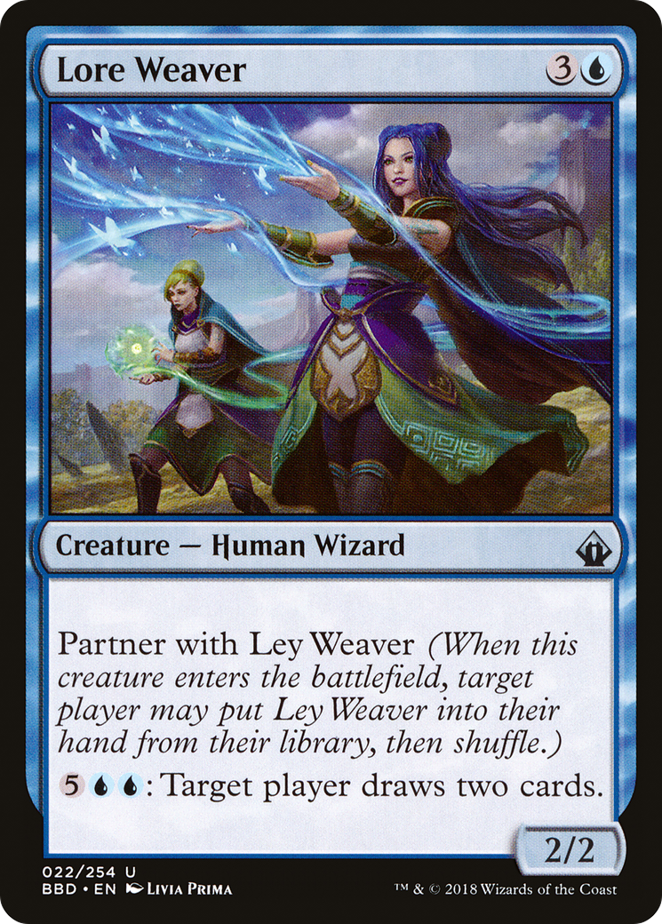 Image of Lore Weaver (BBD-022) - Battlebond Foil