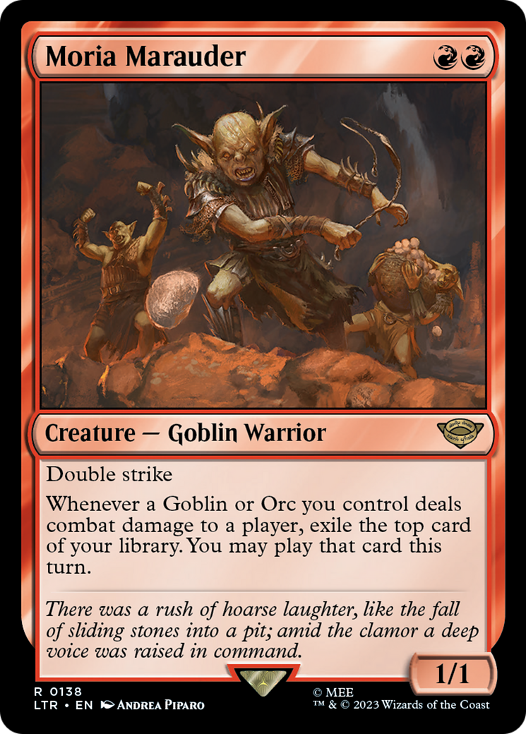 Image of Moria Marauder (LTR-138) - The Lord of the Rings: Tales of Middle-earth Foil