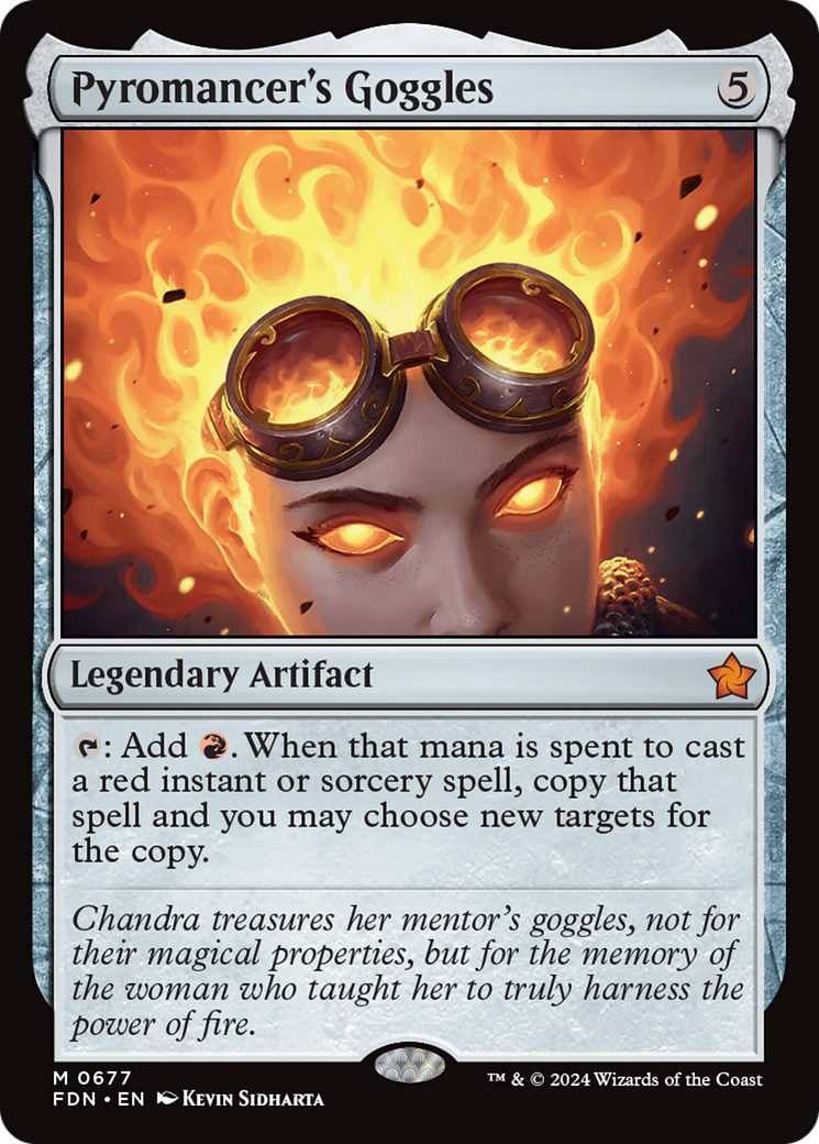 Image of Pyromancer's Goggles (FDN-677) - Foundations