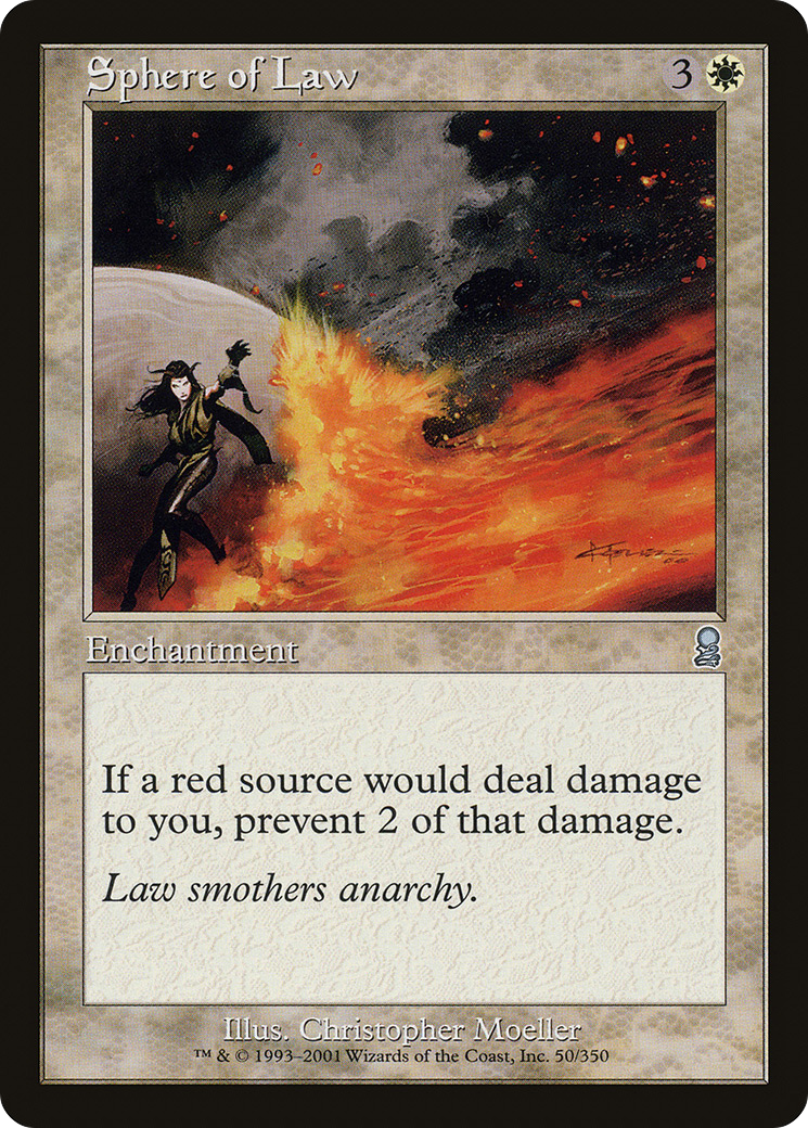 Image of Sphere of Law (ODY-050) - Odyssey Foil