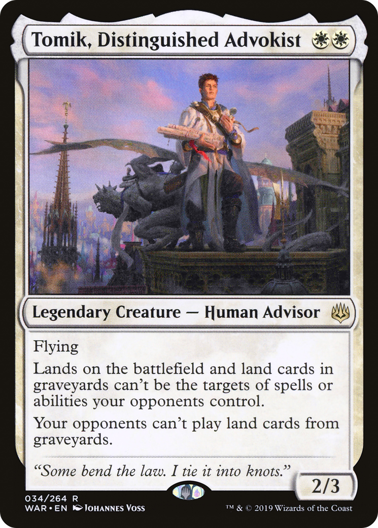 Image of Tomik, Distinguished Advokist (WAR-034) - War of the Spark Foil