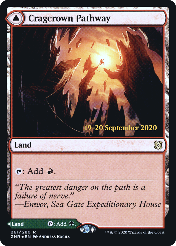Image of Cragcrown Pathway (PRE-261) - Zendikar Rising Promos Foil