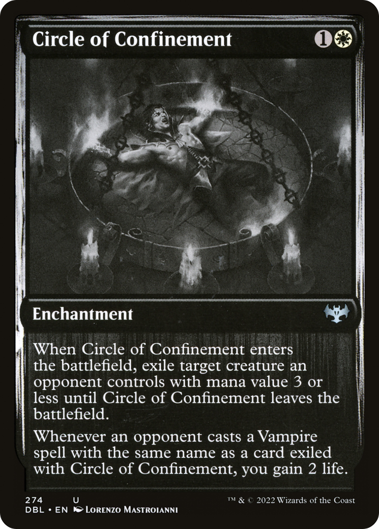Image of Circle of Confinement (DBL-274) - Innistrad: Double Feature Foil