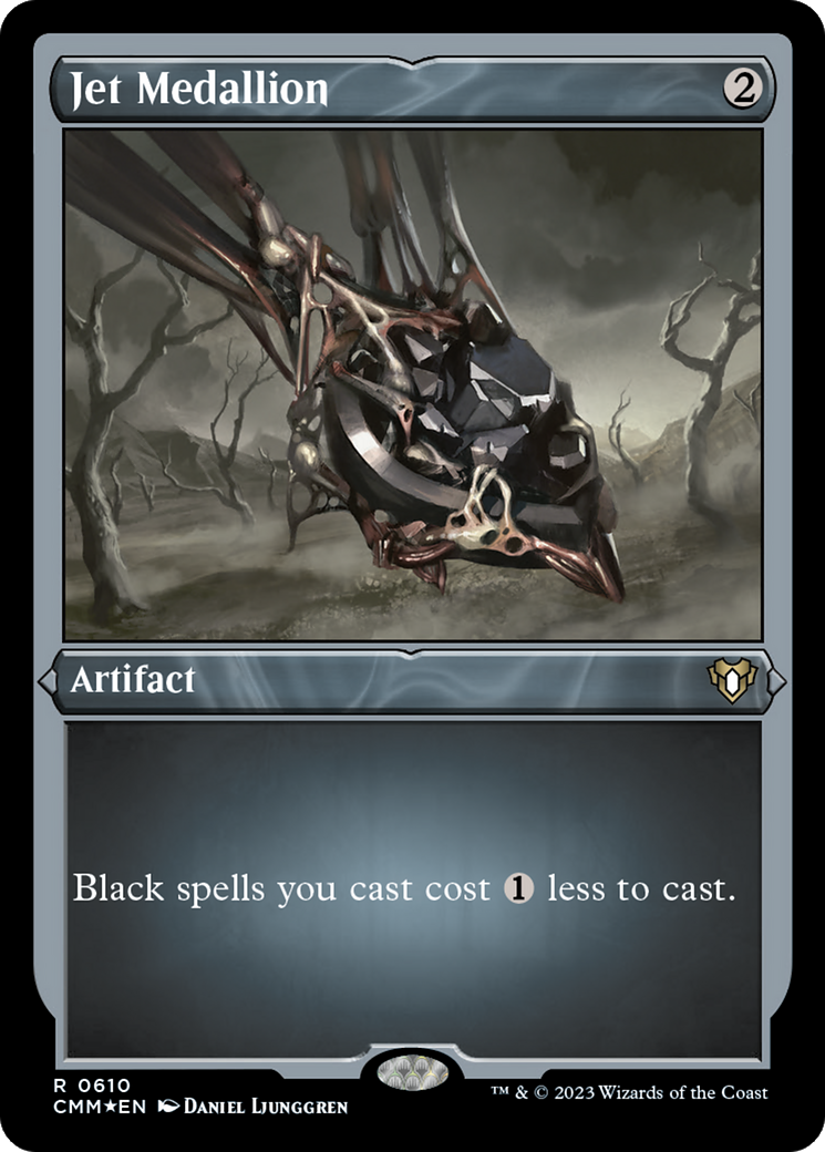 Image of Jet Medallion (CMM-610) - Commander Masters Etched Foil
