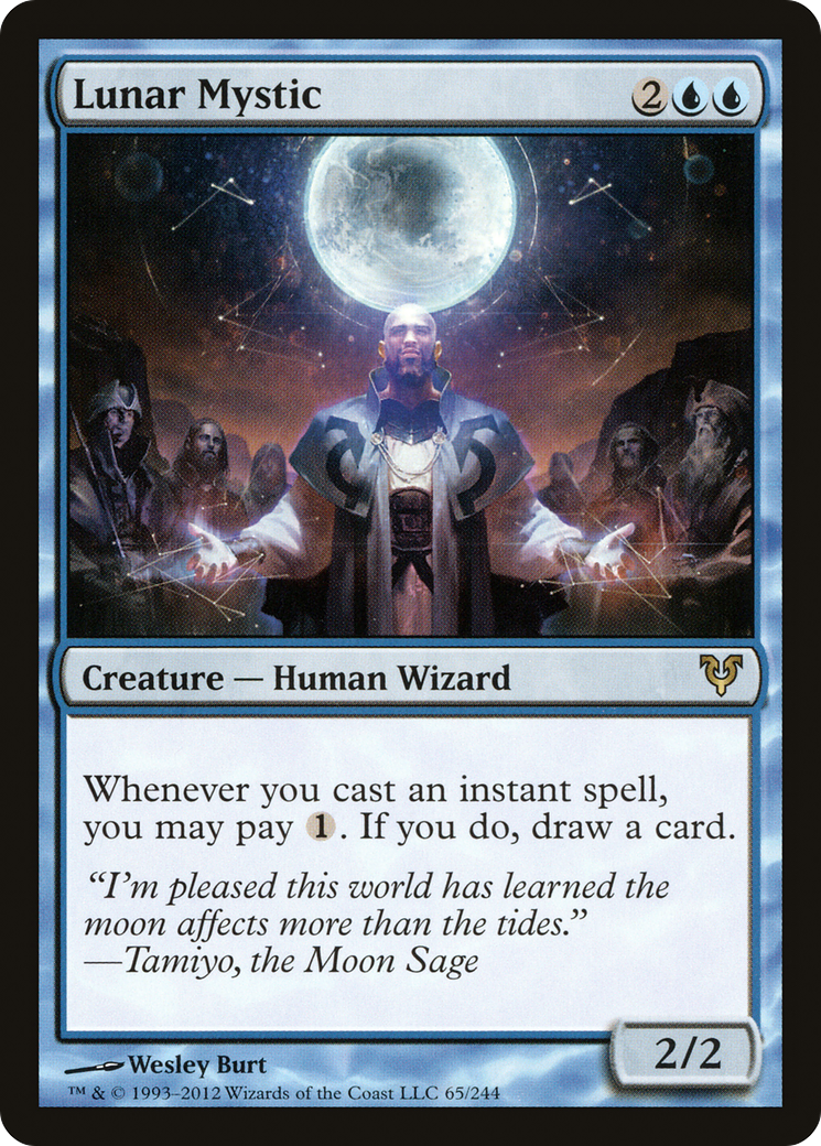 Image of Lunar Mystic (AVR-065) - Avacyn Restored Foil