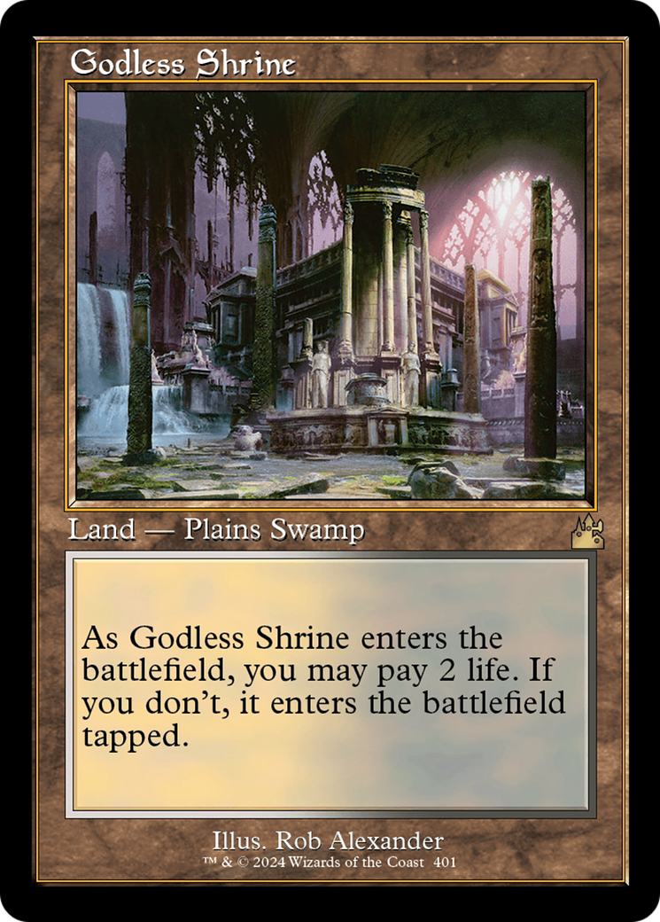 Image of Godless Shrine (Retro Frame) (RVR-401) - Ravnica Remastered