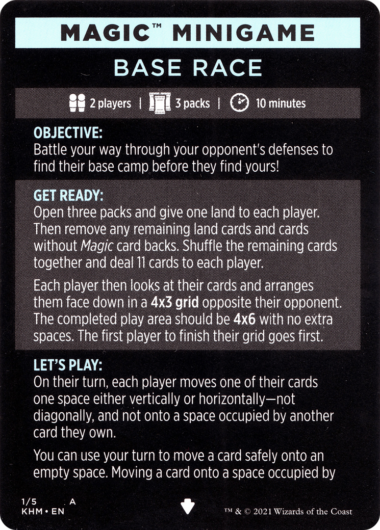 Image of Base Race // Base Race (cont'd) (MKHM-001) - Kaldheim Minigames