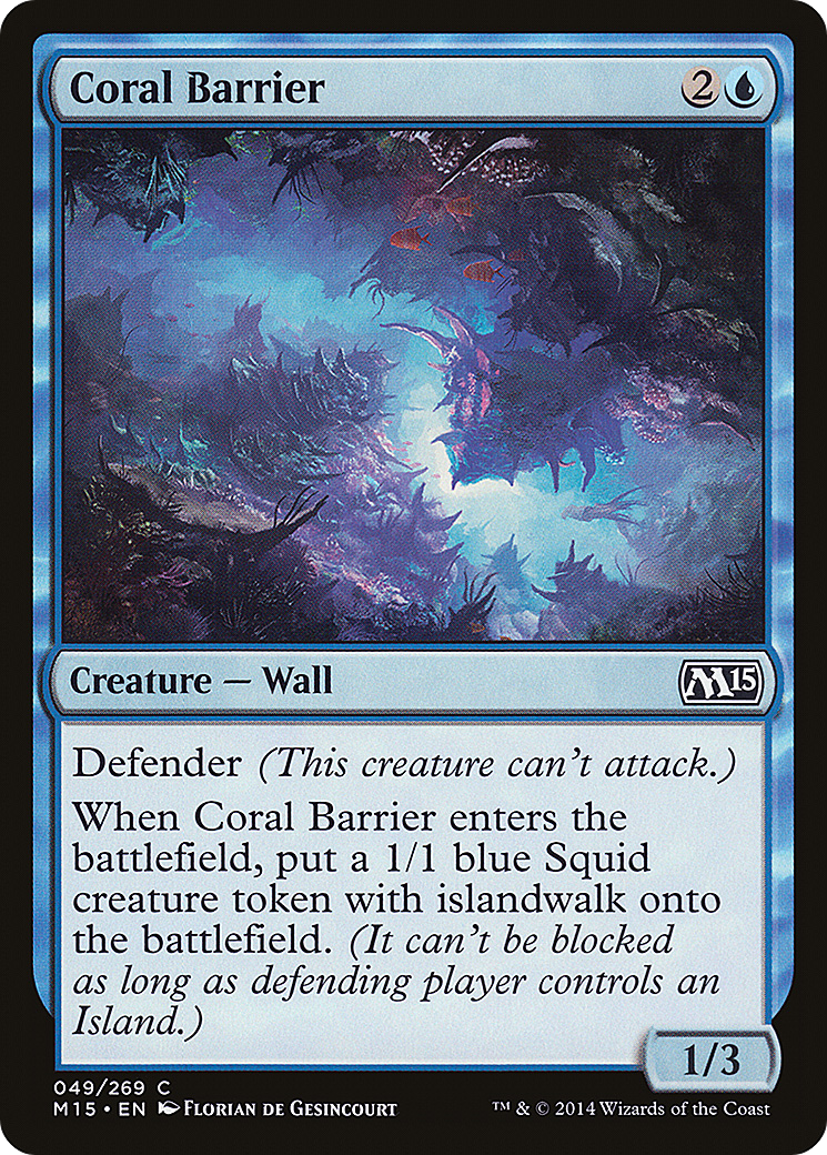 Image of Coral Barrier (M15-049) - Magic 2015 Foil