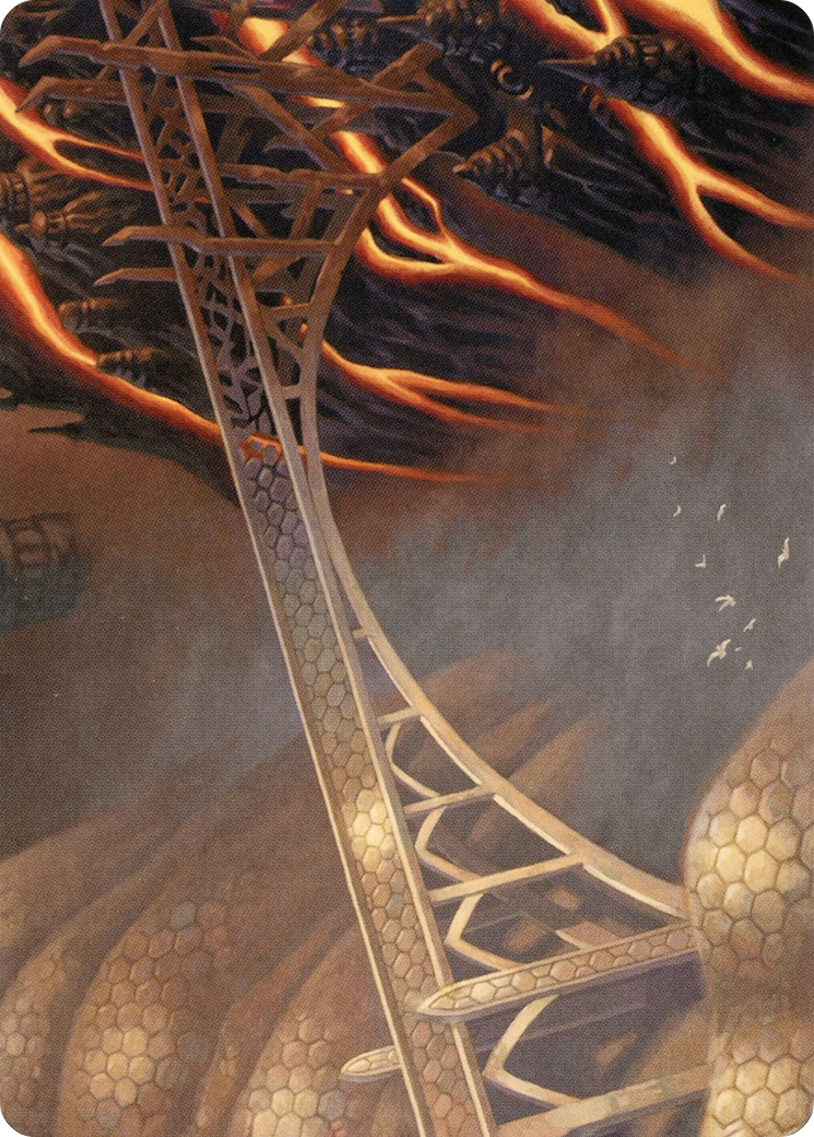 Image of Rustvale Bridge // Rustvale Bridge (AMH2-077) - Modern Horizons 2 Art Series (Borderless)