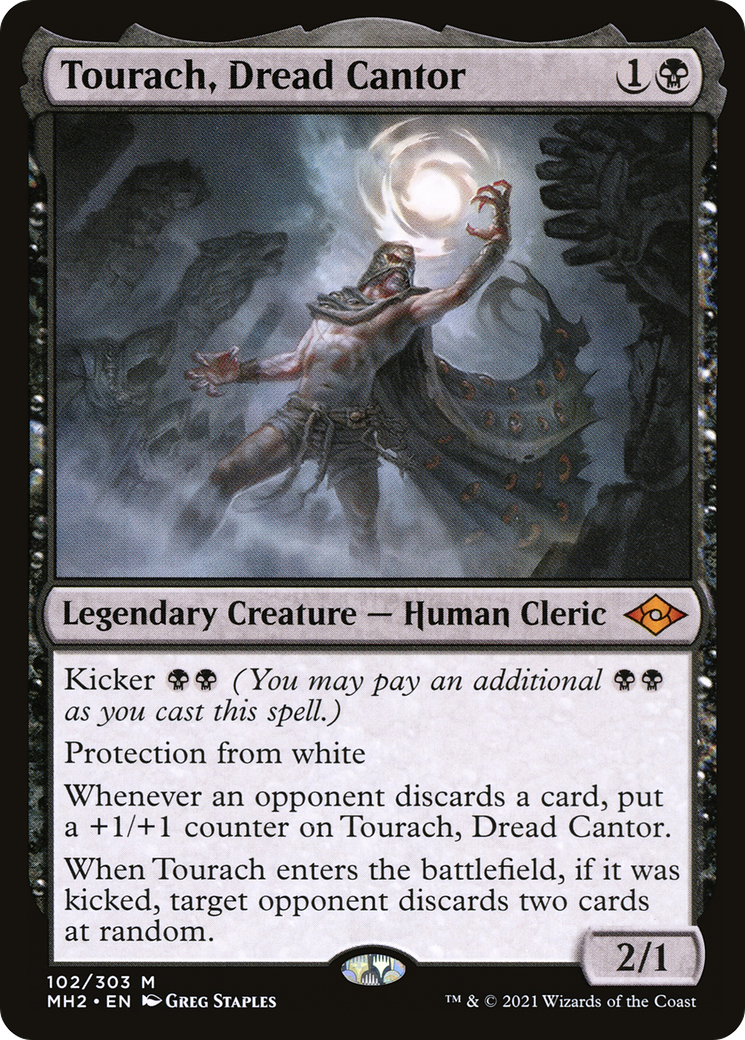 Image of Tourach, Dread Cantor (MH2-102) - Modern Horizons 2 Foil