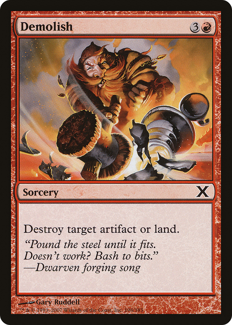 Image of Demolish (10E-196) - Tenth Edition