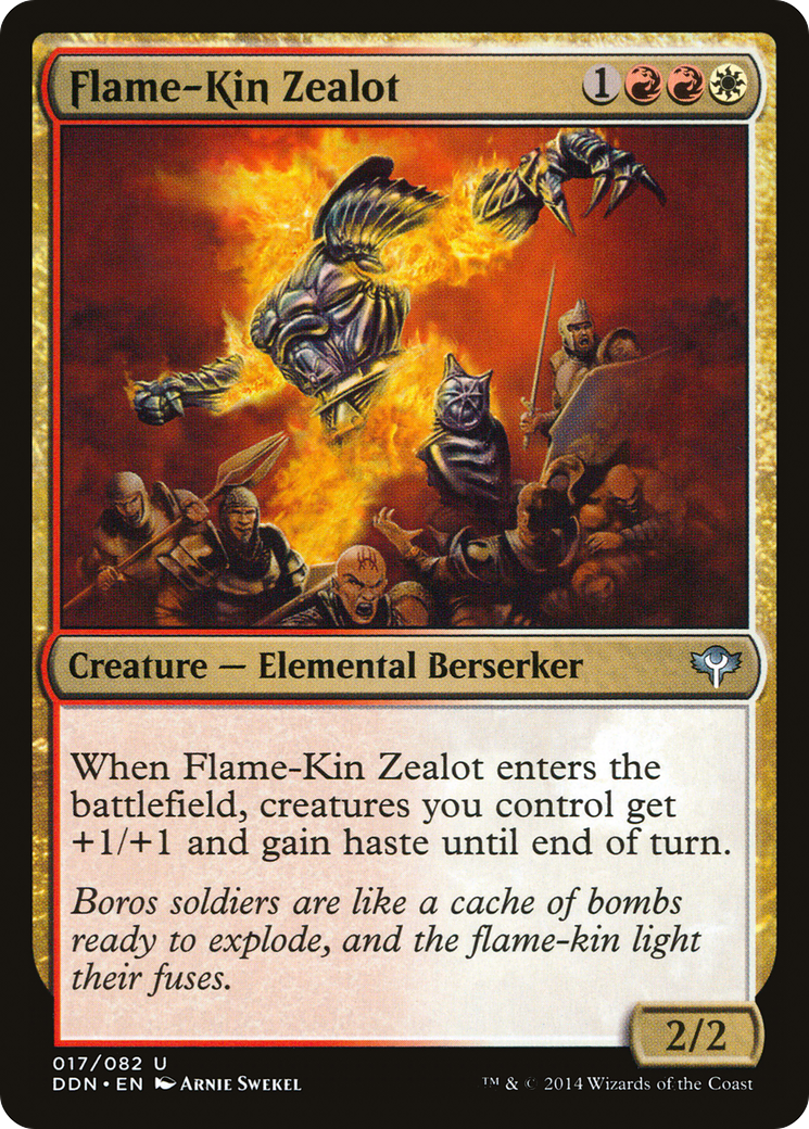 Image of Flame-Kin Zealot (DDN-017) - Duel Decks: Speed vs. Cunning