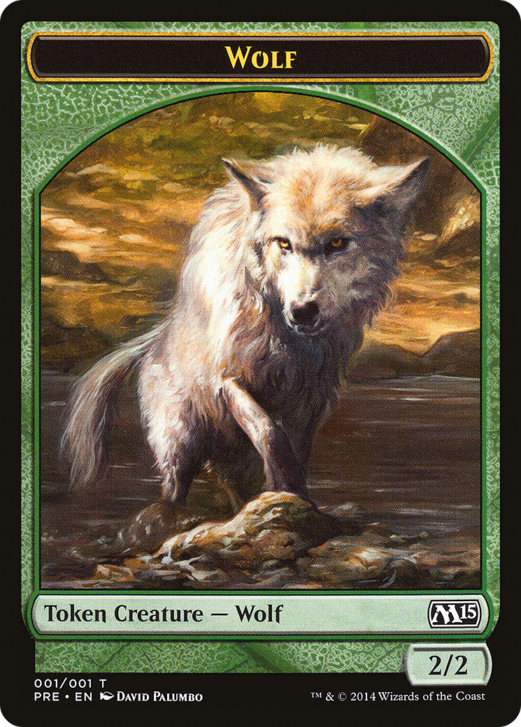 Image of Wolf Token (PRE-001) - M15 Prerelease Challenge