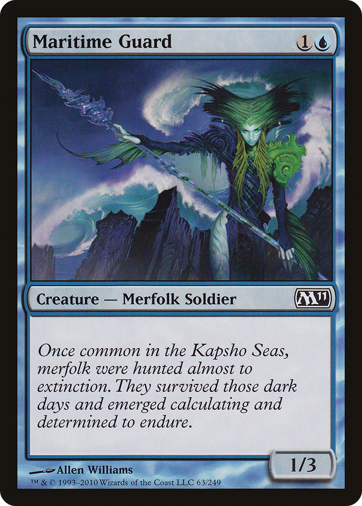 Image of Maritime Guard (M11-063) - Magic 2011 Foil
