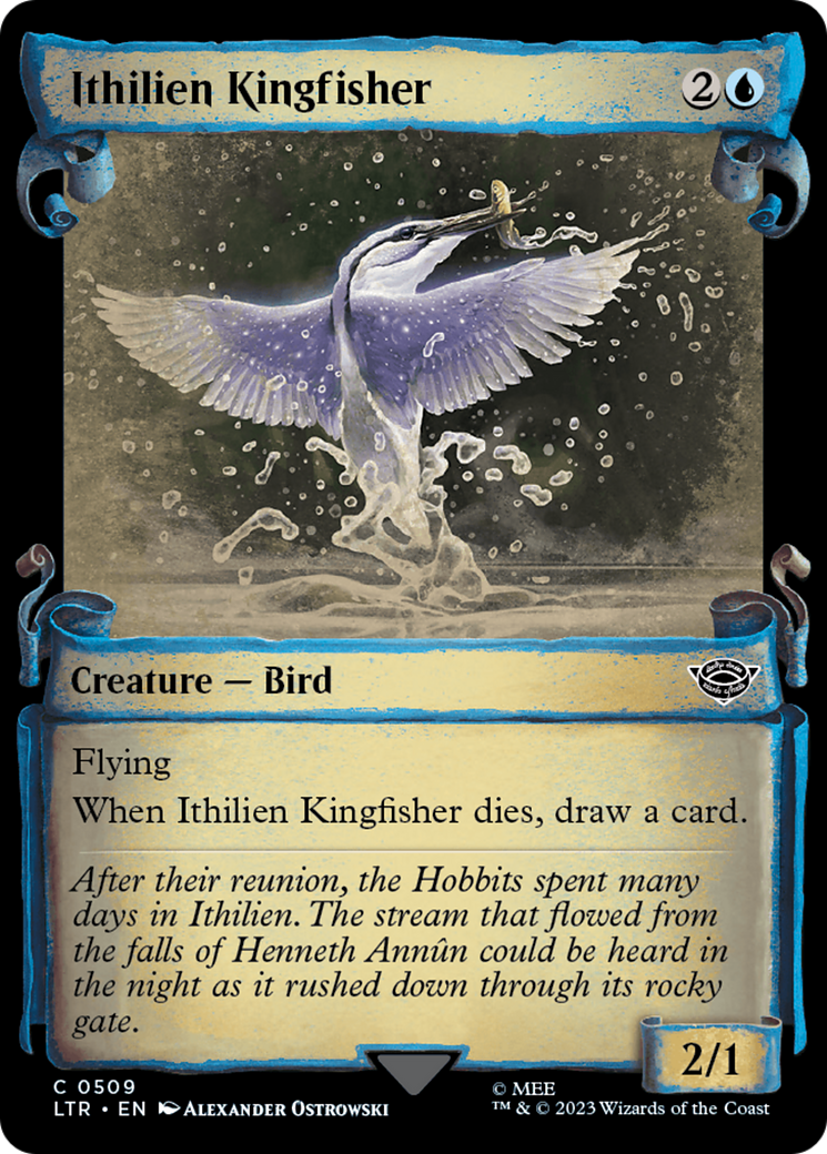 Image of Ithilien Kingfisher (Showcase Scrolls) (LTR-509) - The Lord of the Rings: Tales of Middle-earth: (Showcase)