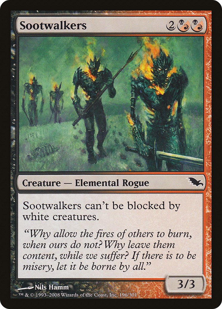 Image of Sootwalkers (SHM-196) - Shadowmoor Foil