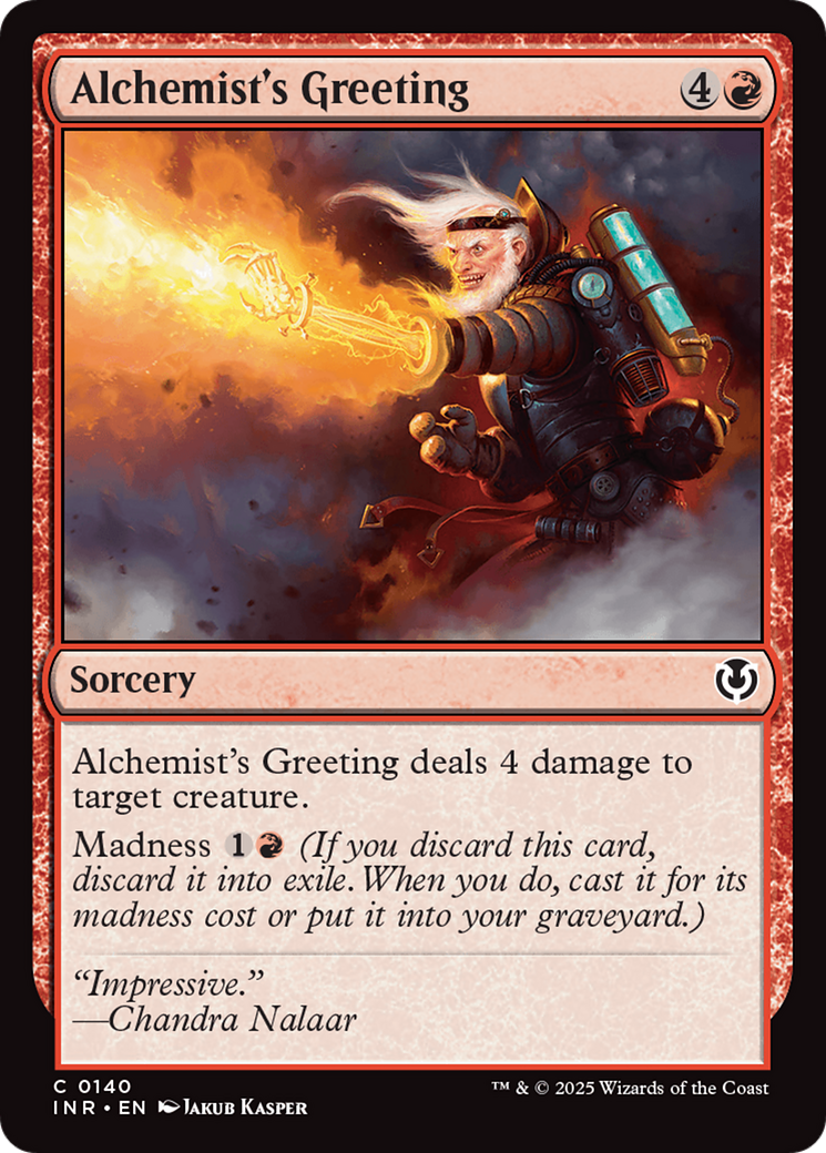 Image of Alchemist's Greeting (INR-140) - Innistrad Remastered Foil