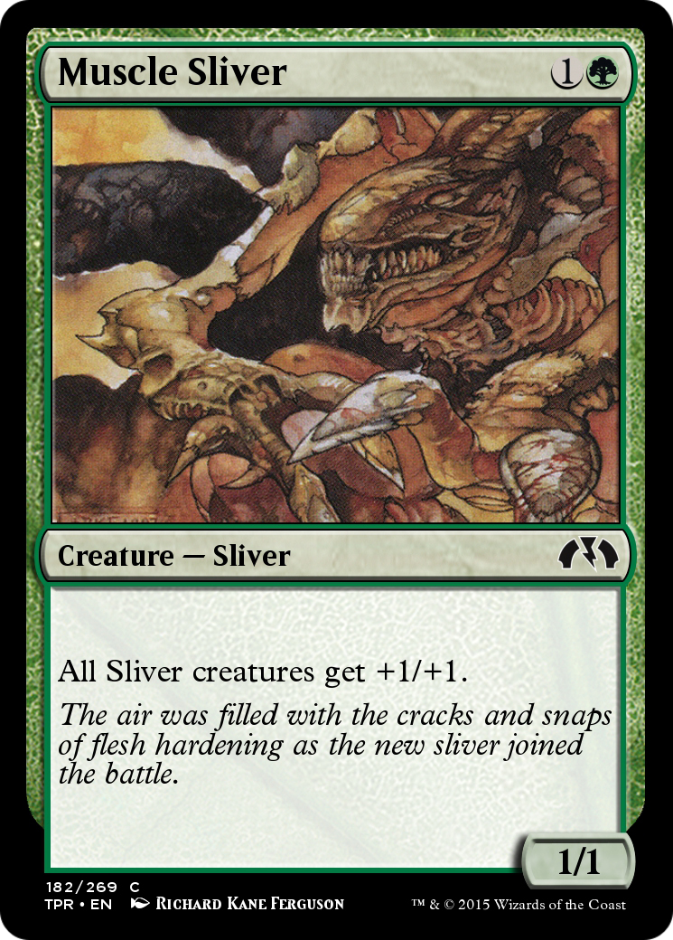 Image of Muscle Sliver (TPR-182) - Tempest Remastered Foil