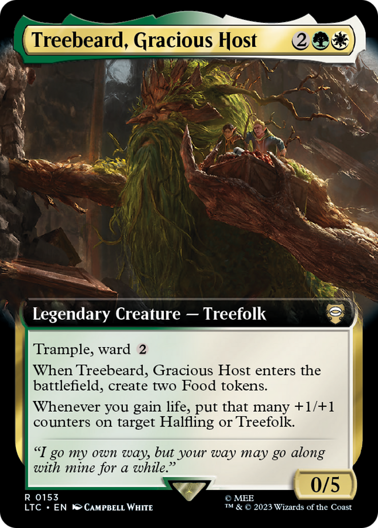 Image of Treebeard, Gracious Host (Extended Art) (LTC-153) - Tales of Middle-earth Commander: (Extended Art)