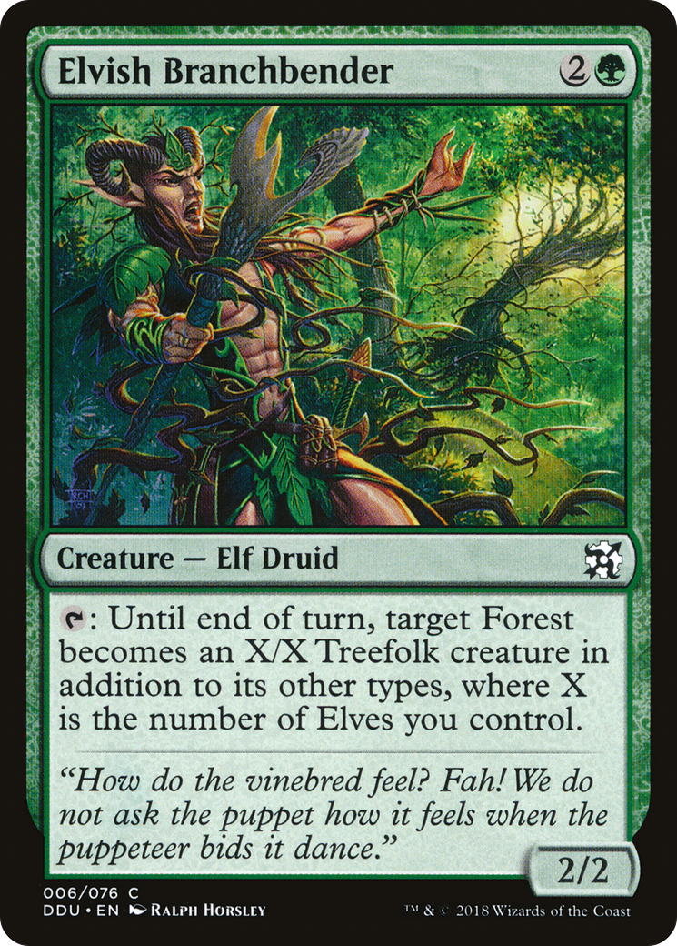 Image of Elvish Branchbender (DDU-006) - Duel Decks: Elves vs. Inventors