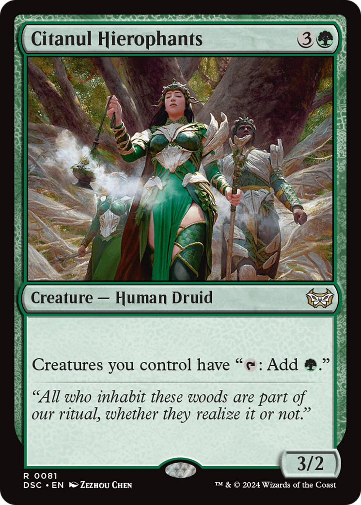 Image of Citanul Hierophants (DSC-081) - Duskmourn: House of Horror Commander