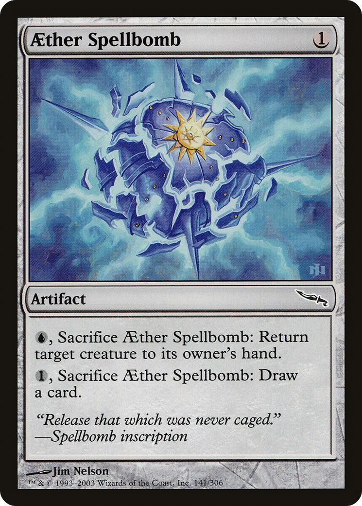 Image of Aether Spellbomb (MRD-141) - Mirrodin