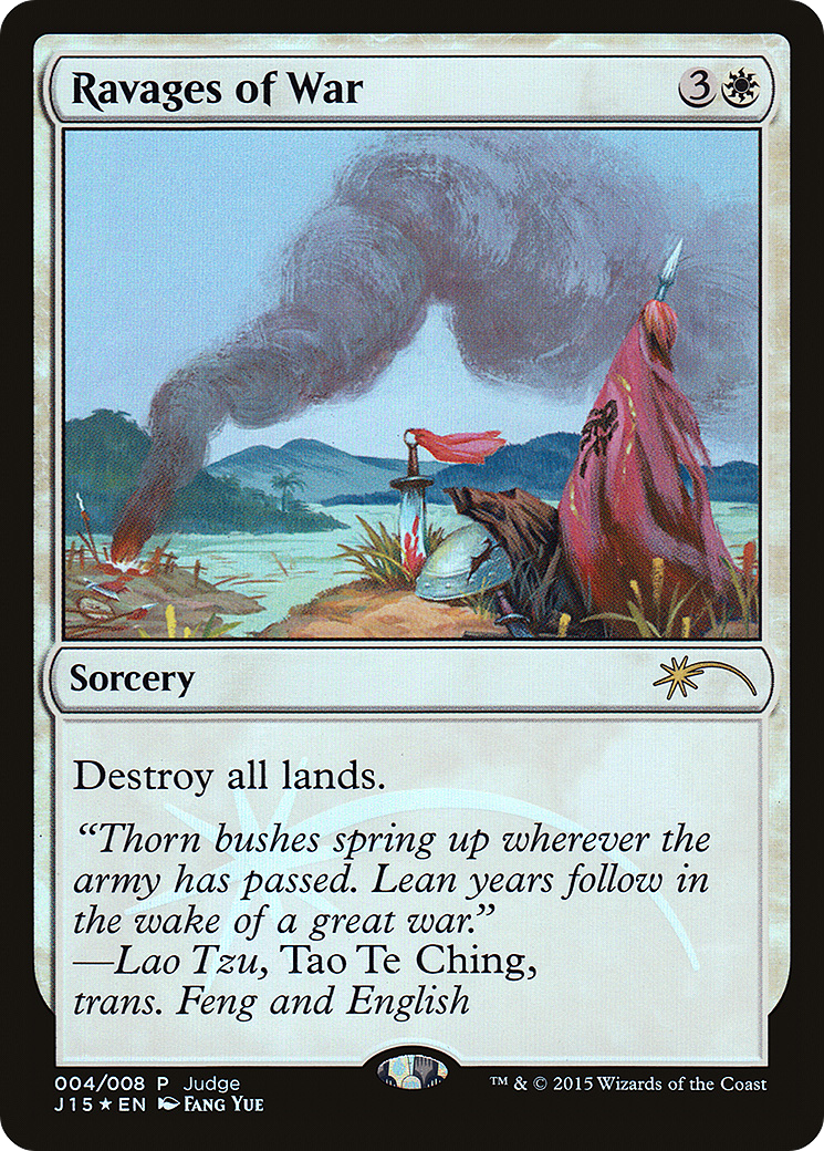 Image of Ravages of War (JDG-004) - Judge Gift Cards 2015 Foil