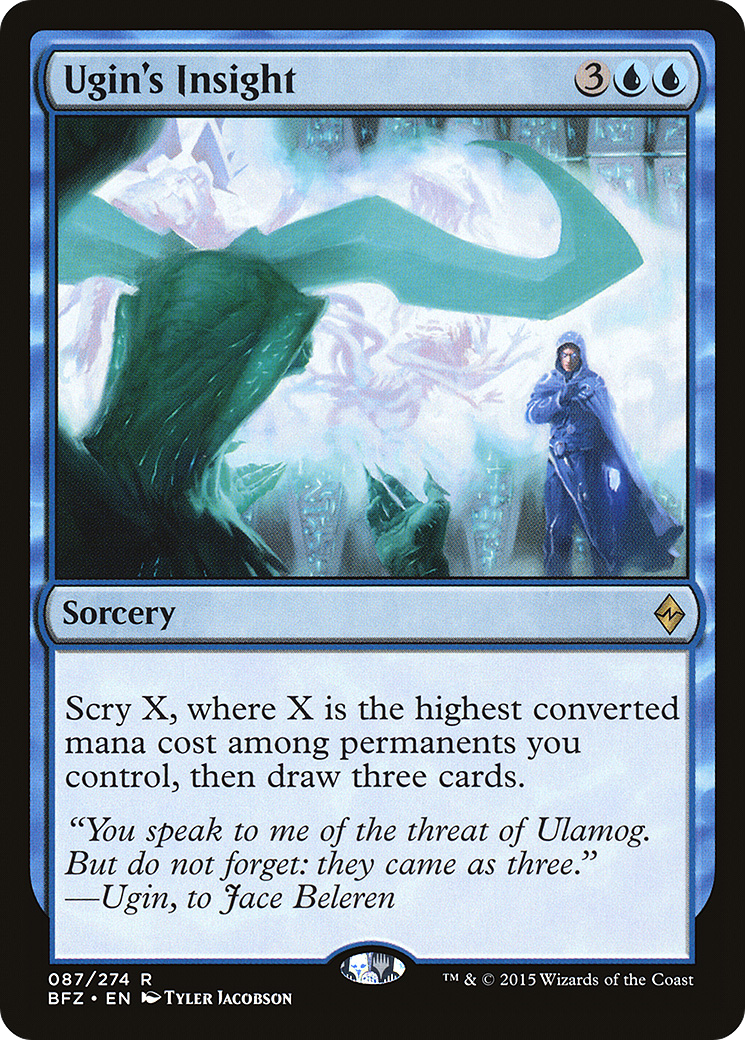 Image of Ugin's Insight (BFZ-087) - Battle for Zendikar Foil