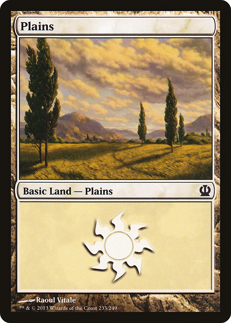 Image of Plains (233) (THS-233) - Theros