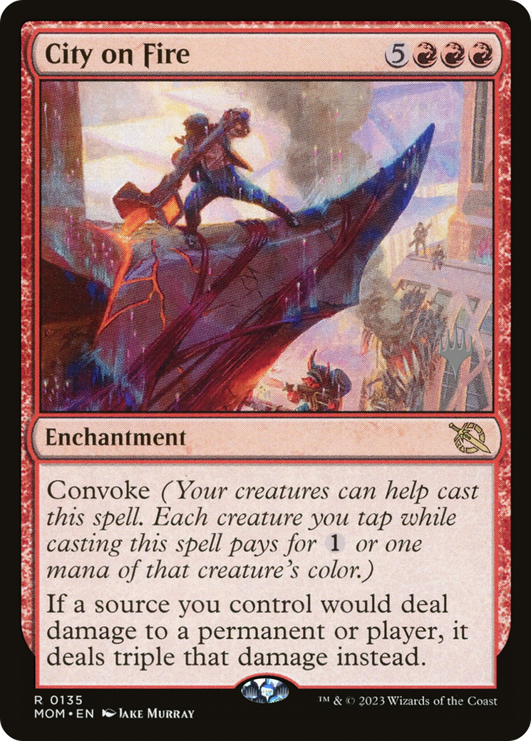 Image of City on Fire (PPMOM-135) - March of the Machine Promos